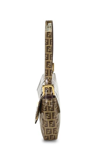 Fendi,  Brown Zucchino Vinyl Baguette, Brown