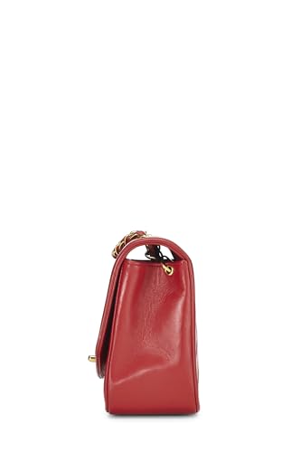 Chanel,  Red Quilted Lambskin Diana Flap Small, Red