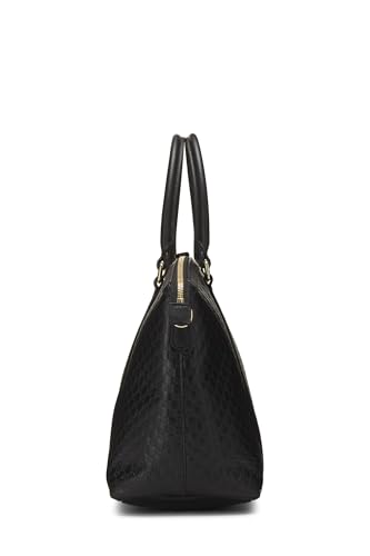Gucci,  Black Microguccissima Nice Dome Bag Large, Black