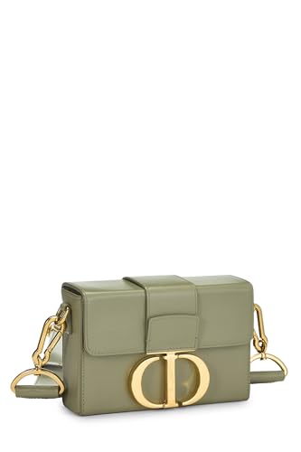 Dior,  Green Calfskin 30 Montaigne Box Bag, Green