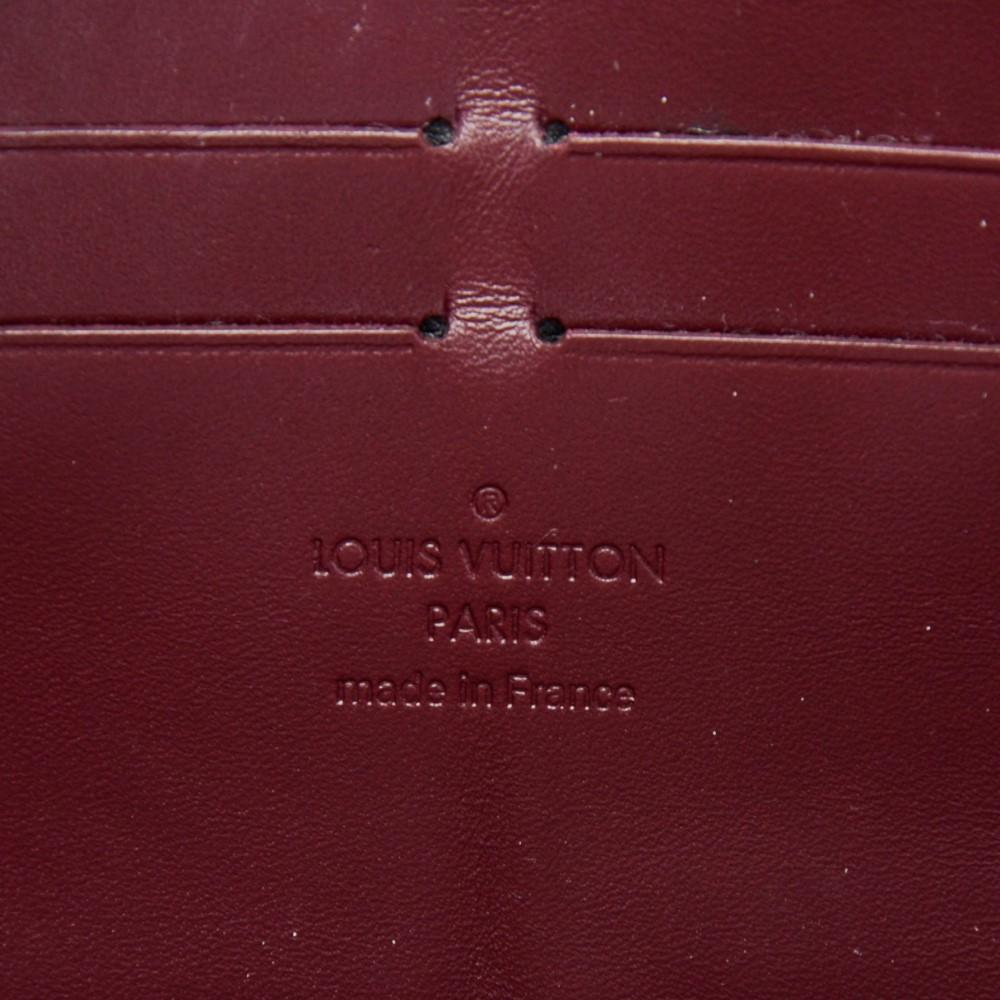 Louis Vuitto Zippy Monogram Vernis Leather Wallet