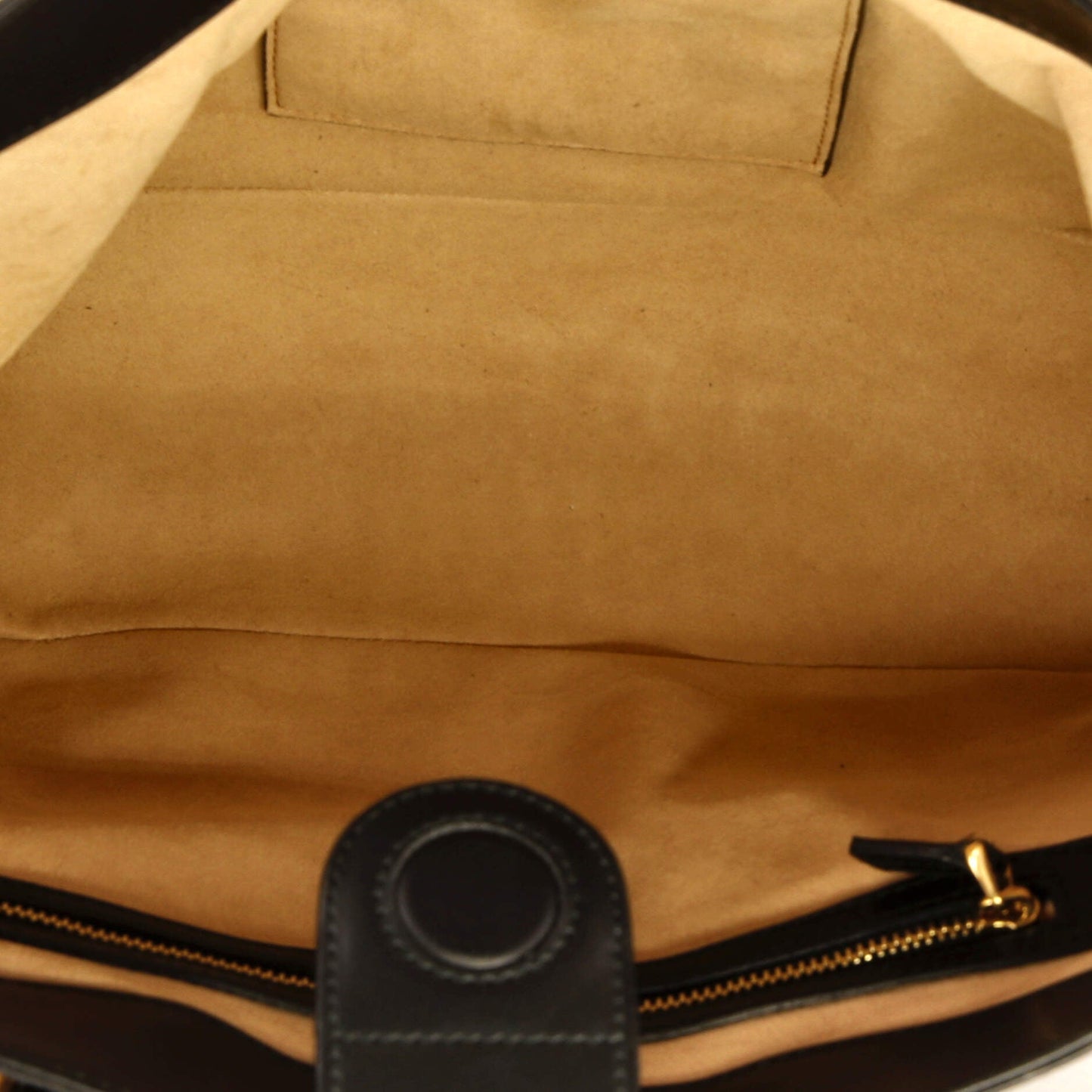 Convertible Soft Tote Printed GG Coated Canvas Small