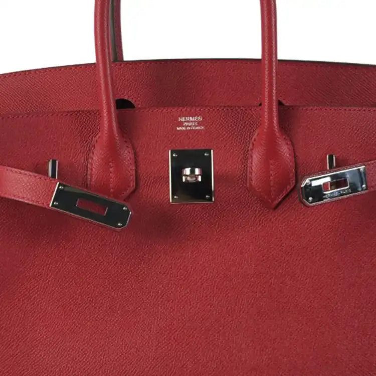HermÃƒÆ’Ã‚Â¨s Birkin Retourne 30 Red Epsom Palladium