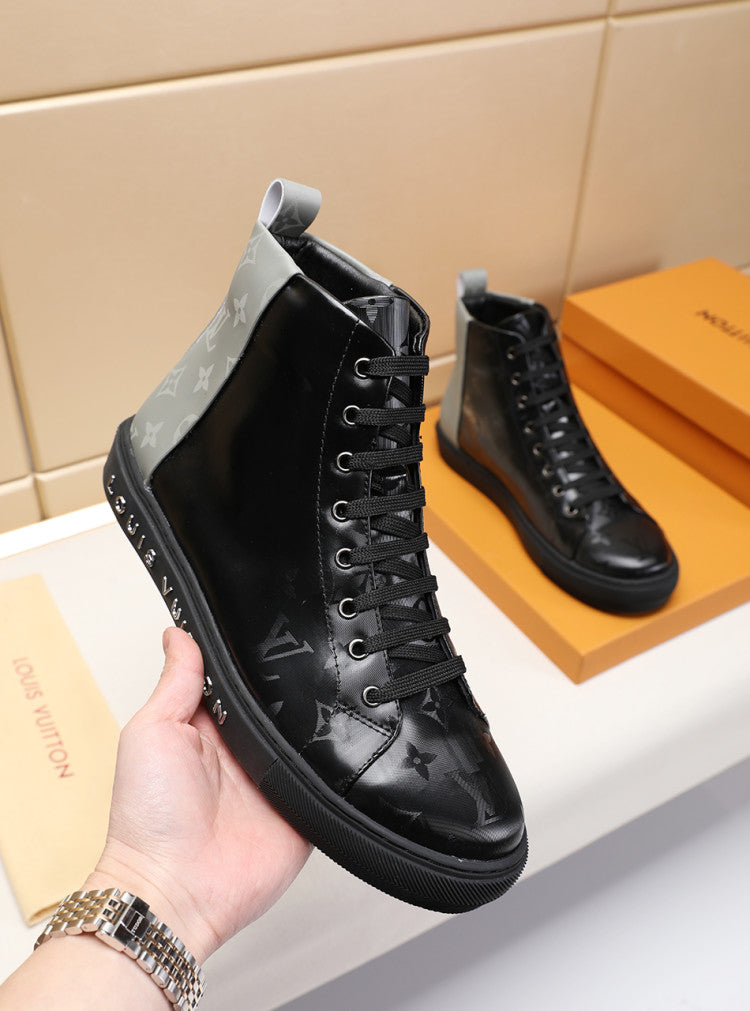 GLM - LUV Stellar Trainer Boot Black Gray Sneaker