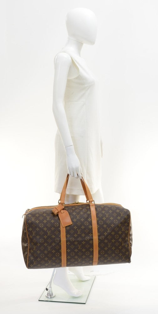 Louis Vuitto Sac Souple 55 Monogram Canvas Travel Bag