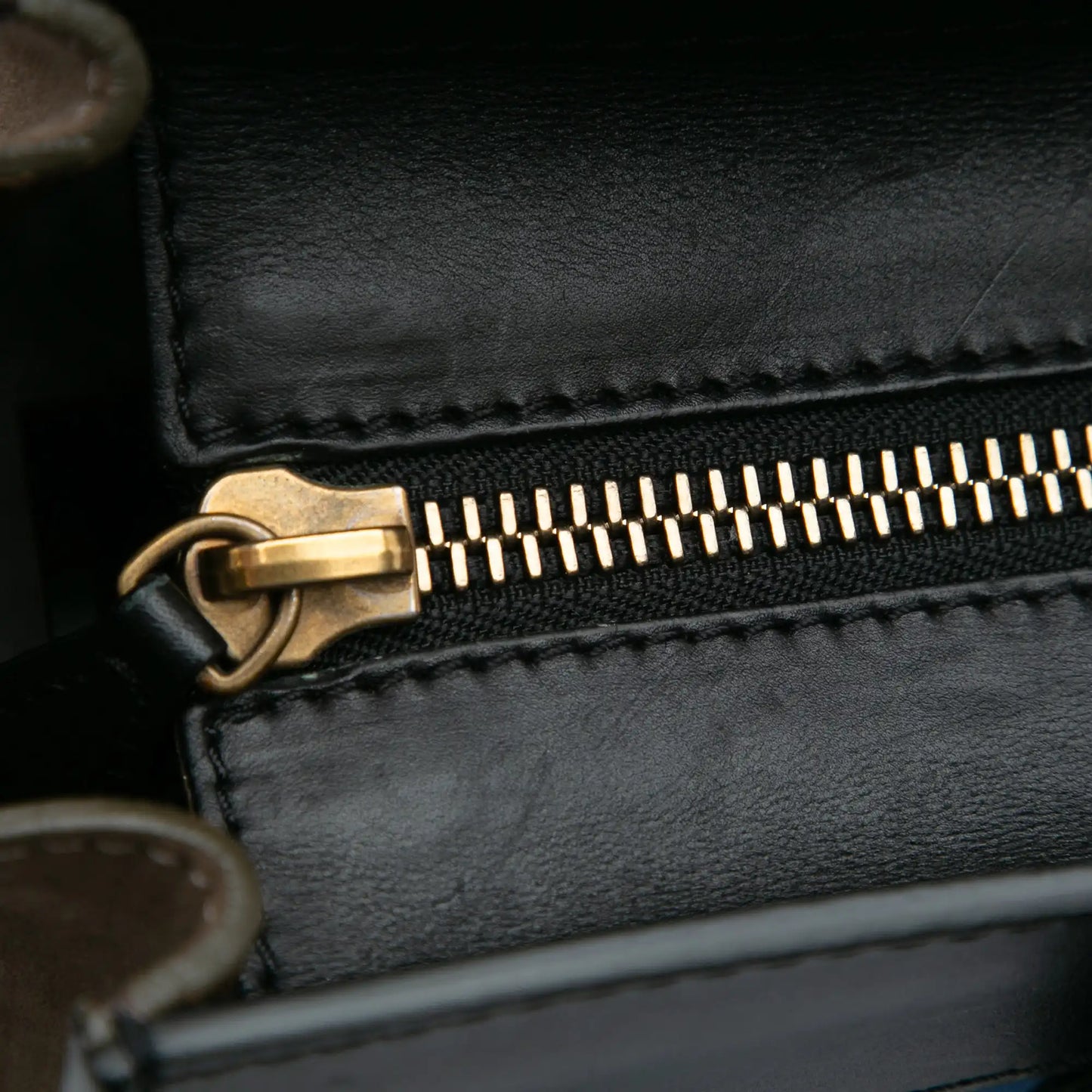 Celine Luggage Mini Tricolor Handbag