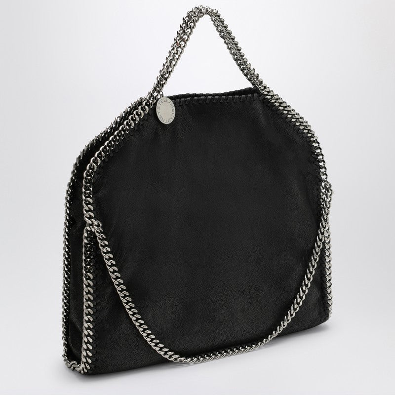Stella Mccartney Black Falabella Fold Over Bag Women
