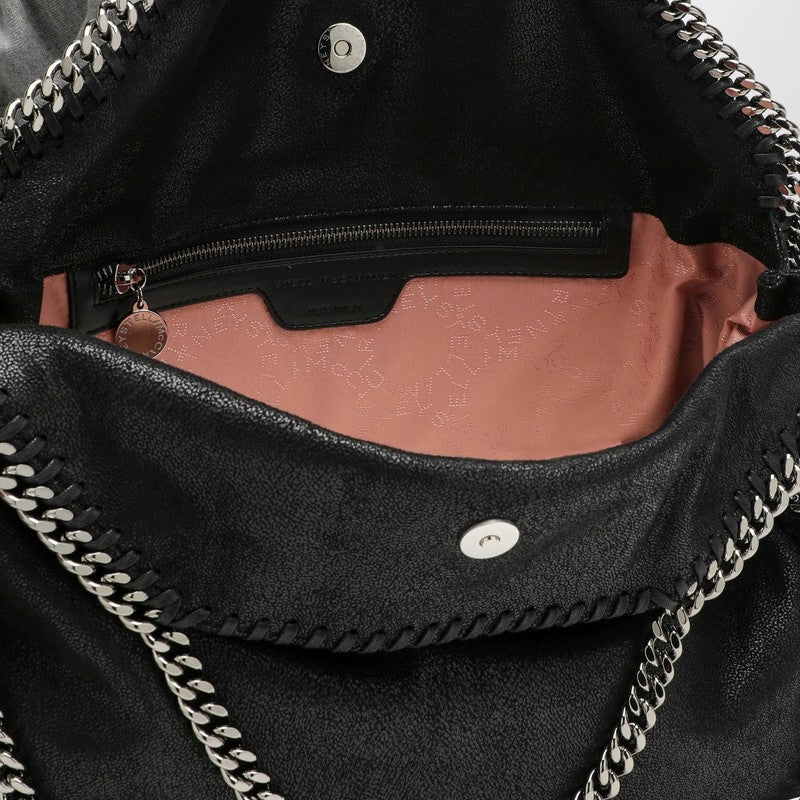 Stella Mccartney Black Falabella Fold Over Bag Women
