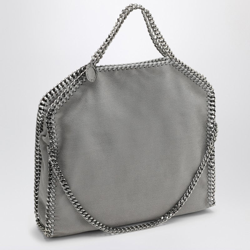Stella Mccartney Grey Falabella Fold Over Bag Women