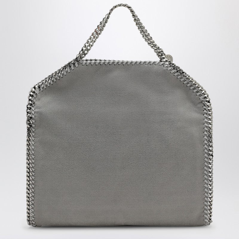 Stella Mccartney Grey Falabella Fold Over Bag Women