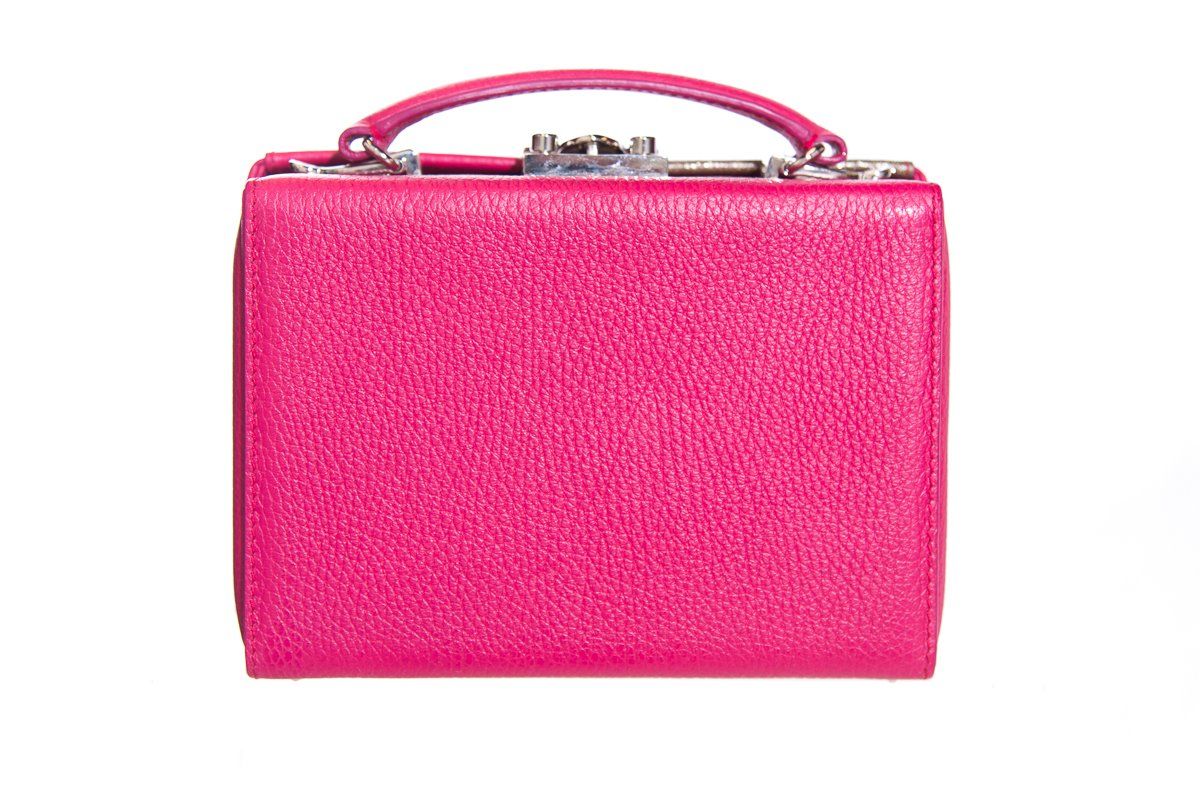 Mark Cross Pink BoxHandle Bag