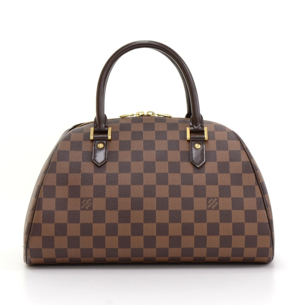 Louis Vuitto Ribera MM Damier Ebene Canvas Handbag