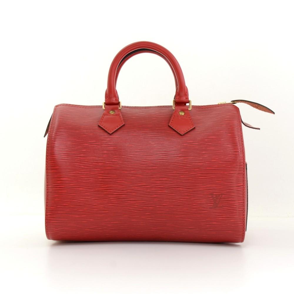Louis Vuitto Speedy 25 Epi Leather Handbag