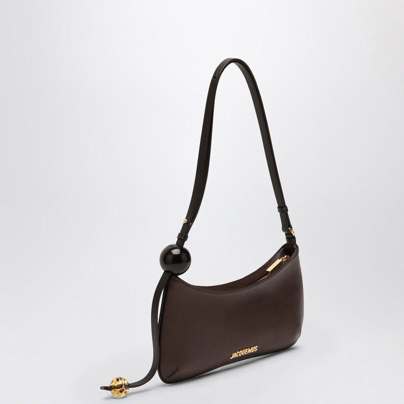 Jacquemus Le Bisou Brown Leather Bag Women