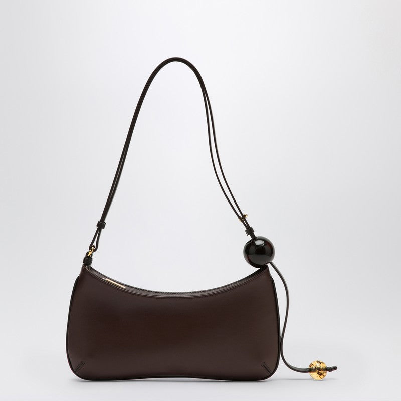 Jacquemus Le Bisou Brown Leather Bag Women