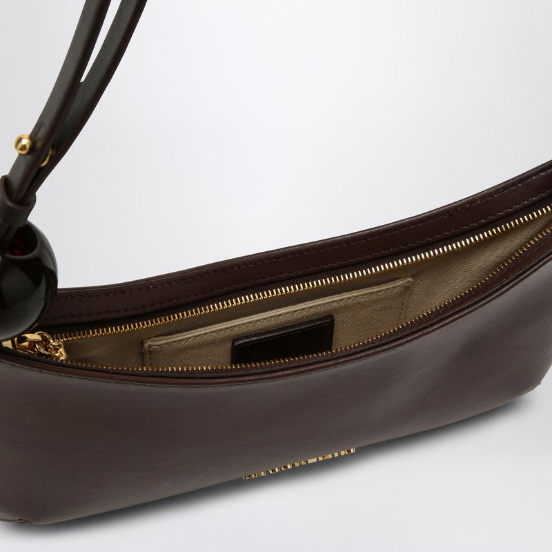 Jacquemus Le Bisou Brown Leather Bag Women