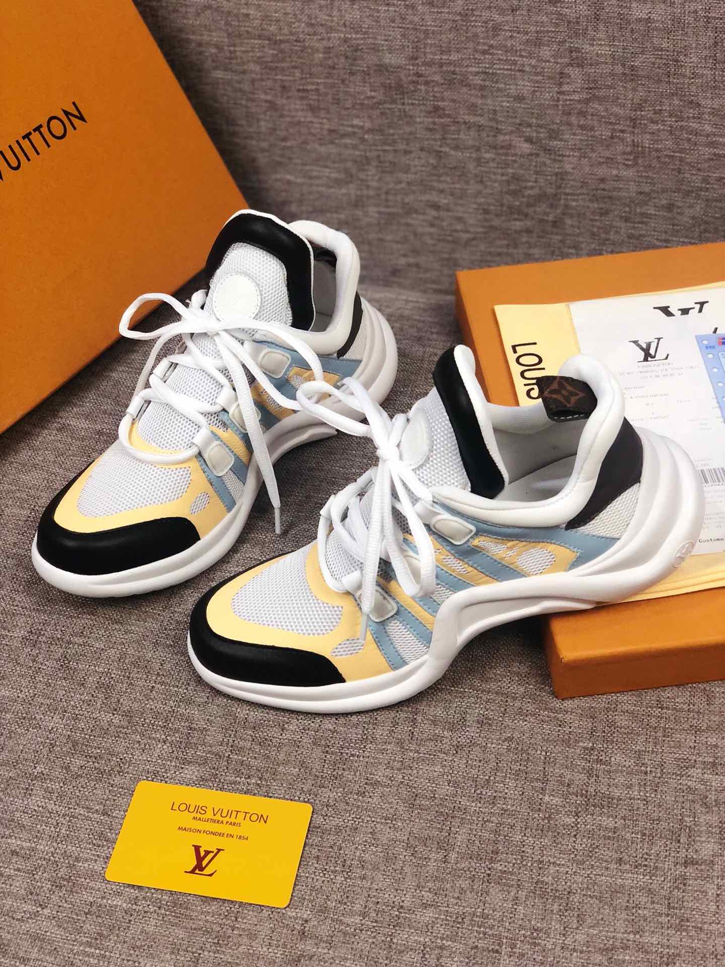 GLM - LUV Archlight Black White Yellow Sneaker