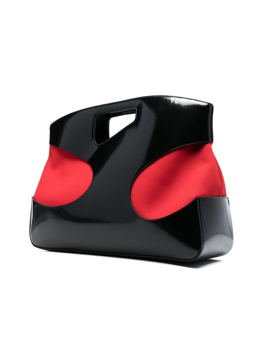 Cutout Top Handle Bag