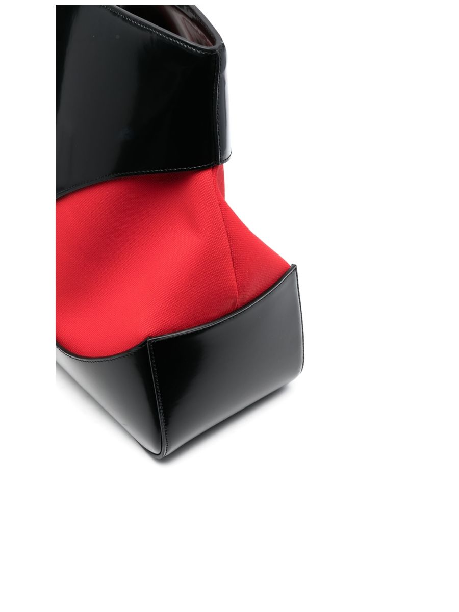 Cutout Top Handle Bag