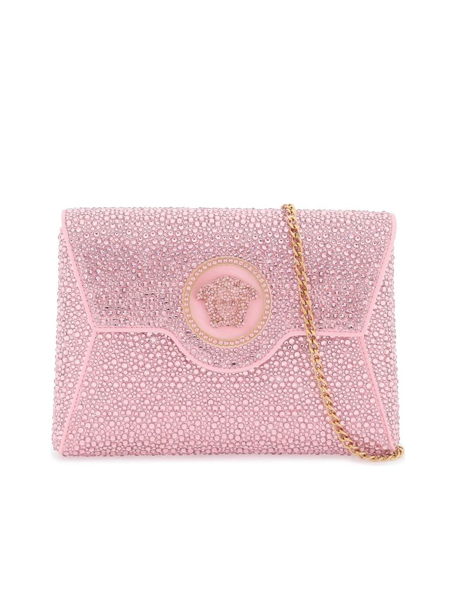La Medusa Envelope Clutch with Crystals
