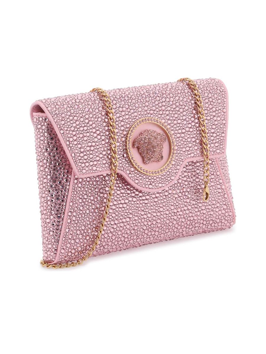 La Medusa Envelope Clutch with Crystals