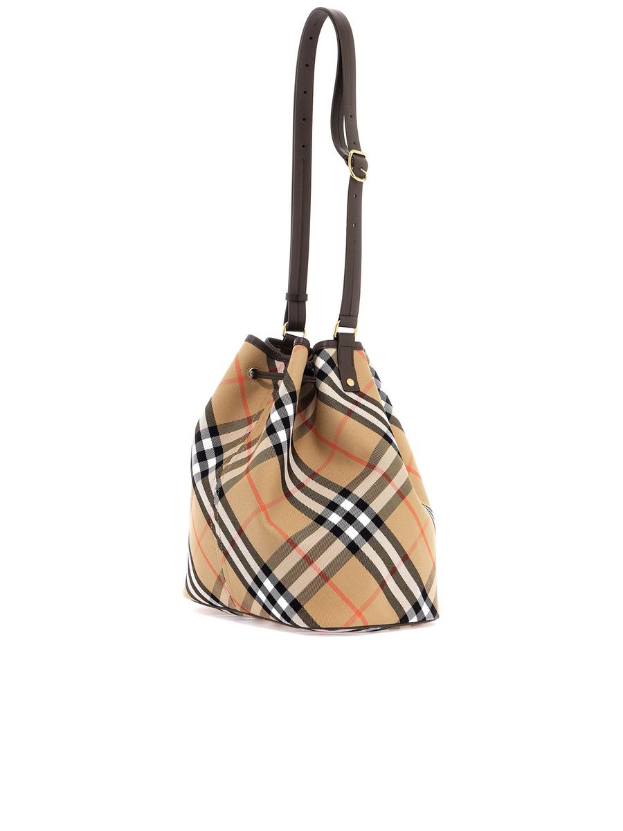 Burberry Checkered Bucket Bag