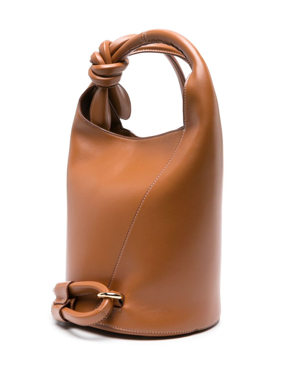 LE PETIT TOURNI LEATHER BUCKET BAG