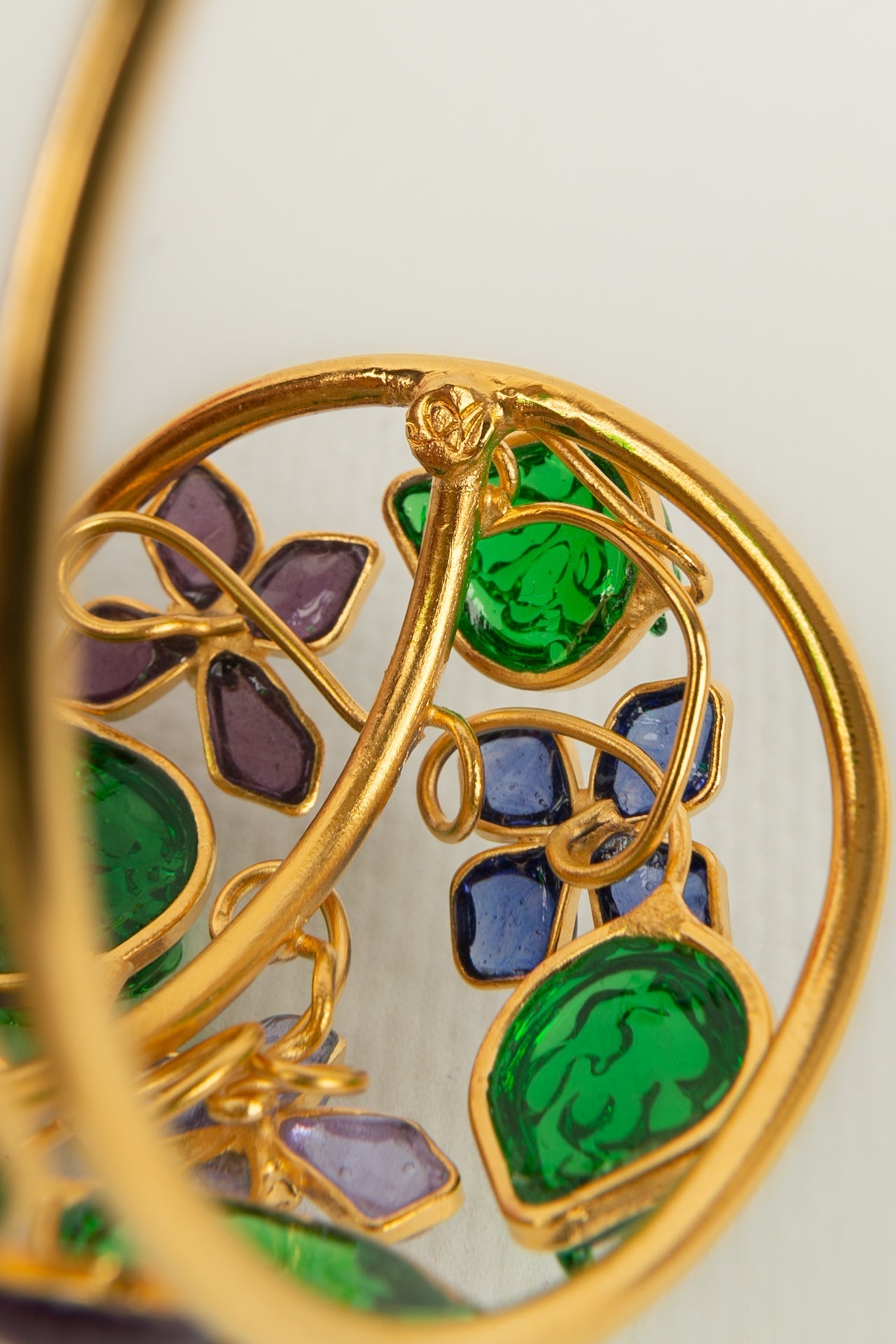 Bracelet manchette fleurs Augustine