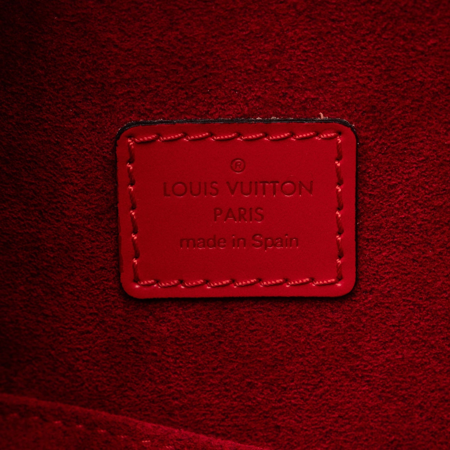 Red Louis Vuitton Epi Voltaire Shoulder Bag