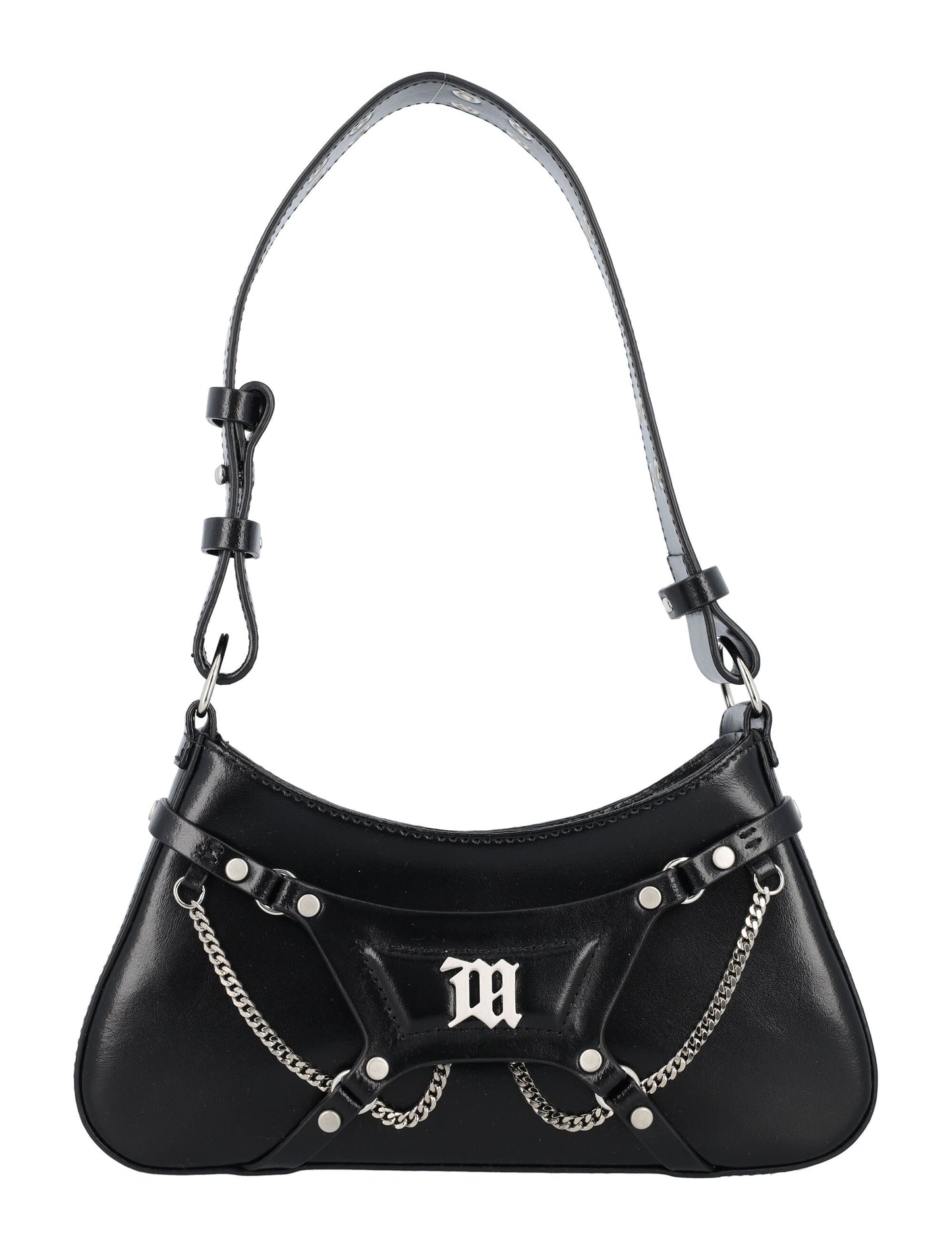 LEATHER FETISH SHOULDER BAG