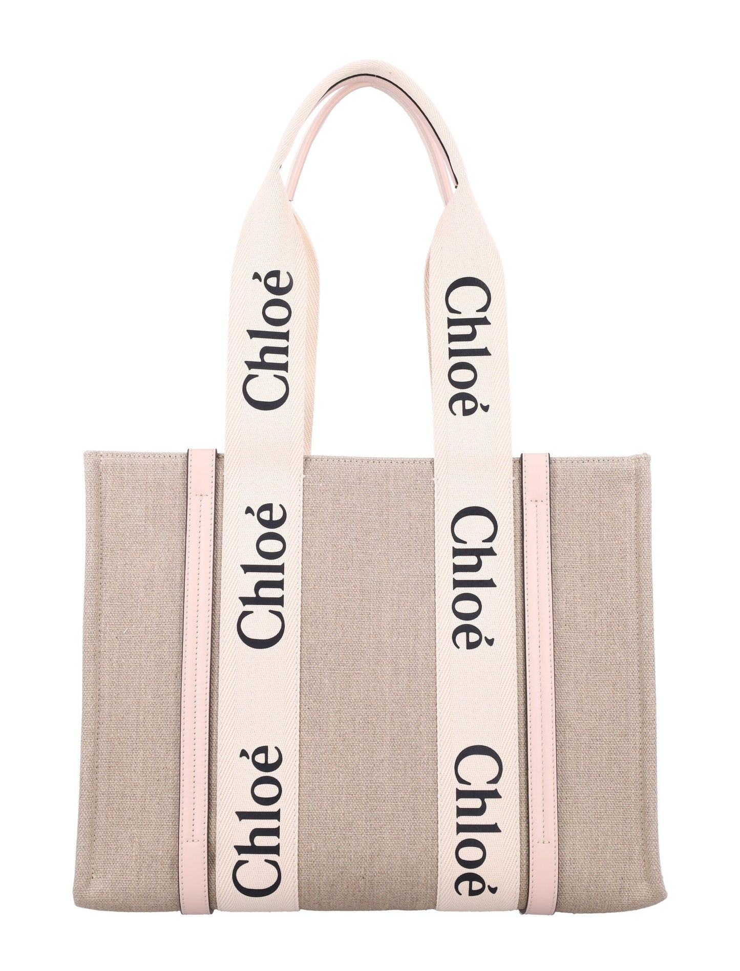 LINEN WOODY TOTE BAG