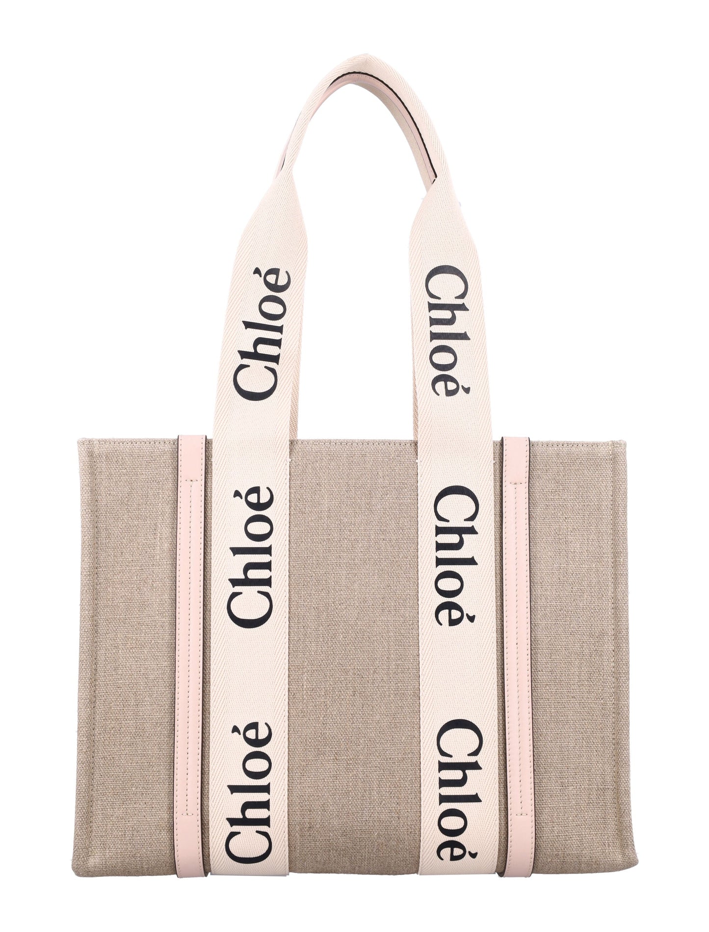 LINEN WOODY TOTE BAG