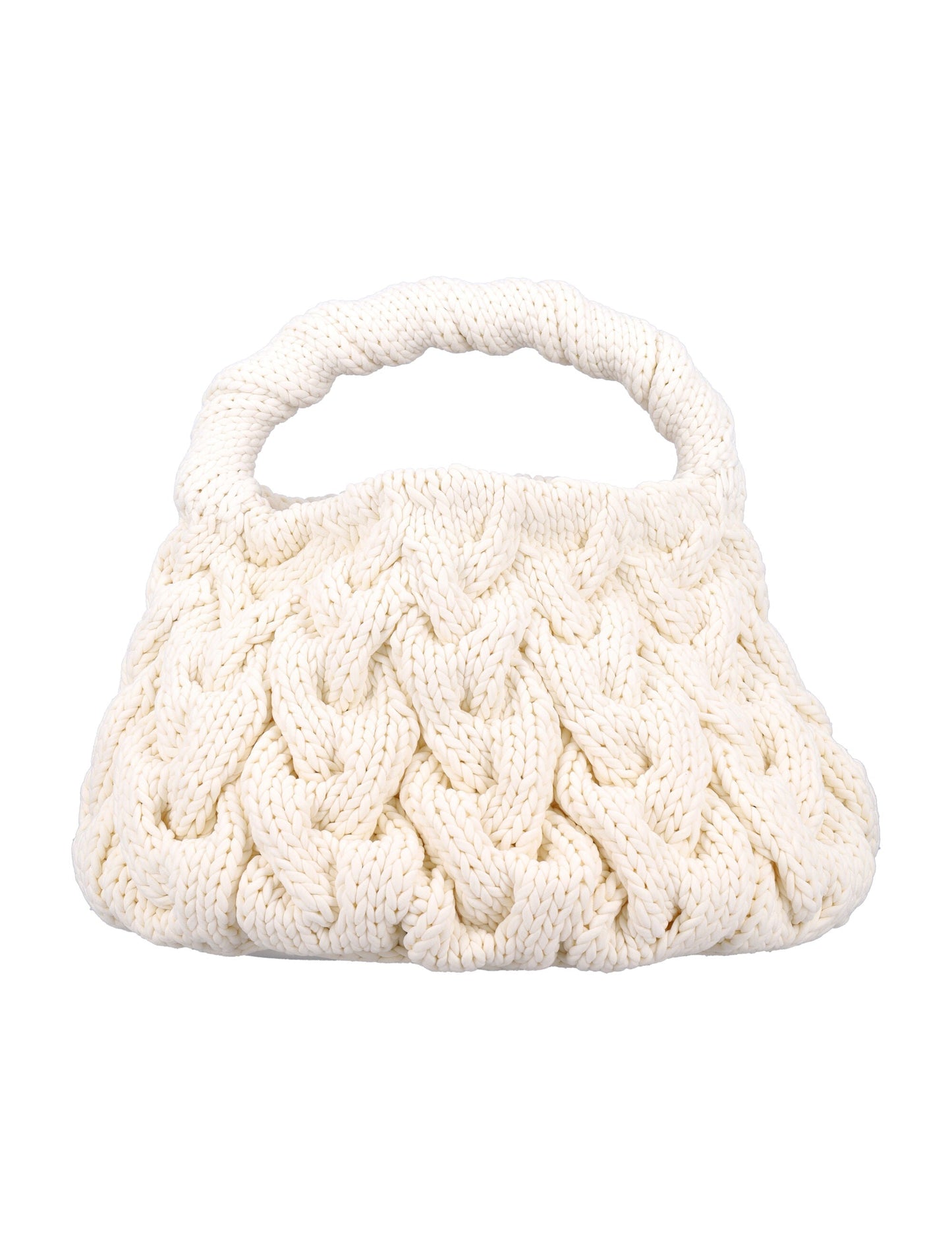 CABLE KNIT BAG