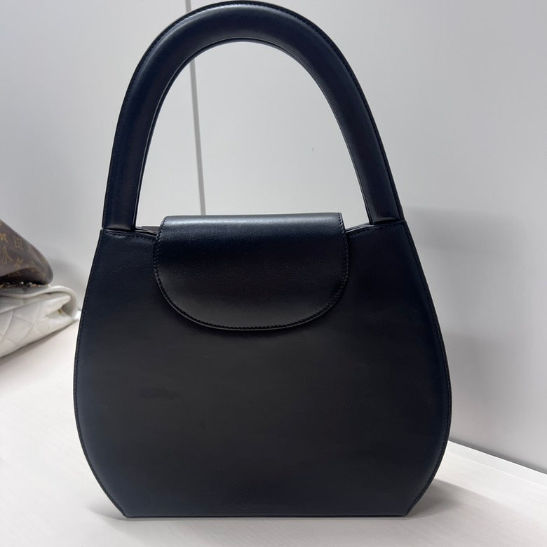 Cartier Panthere Black Leather Handbag