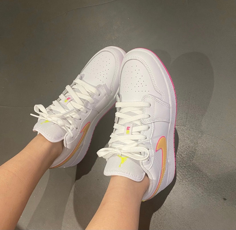 GLM - AJ1 White and yellow powder candy