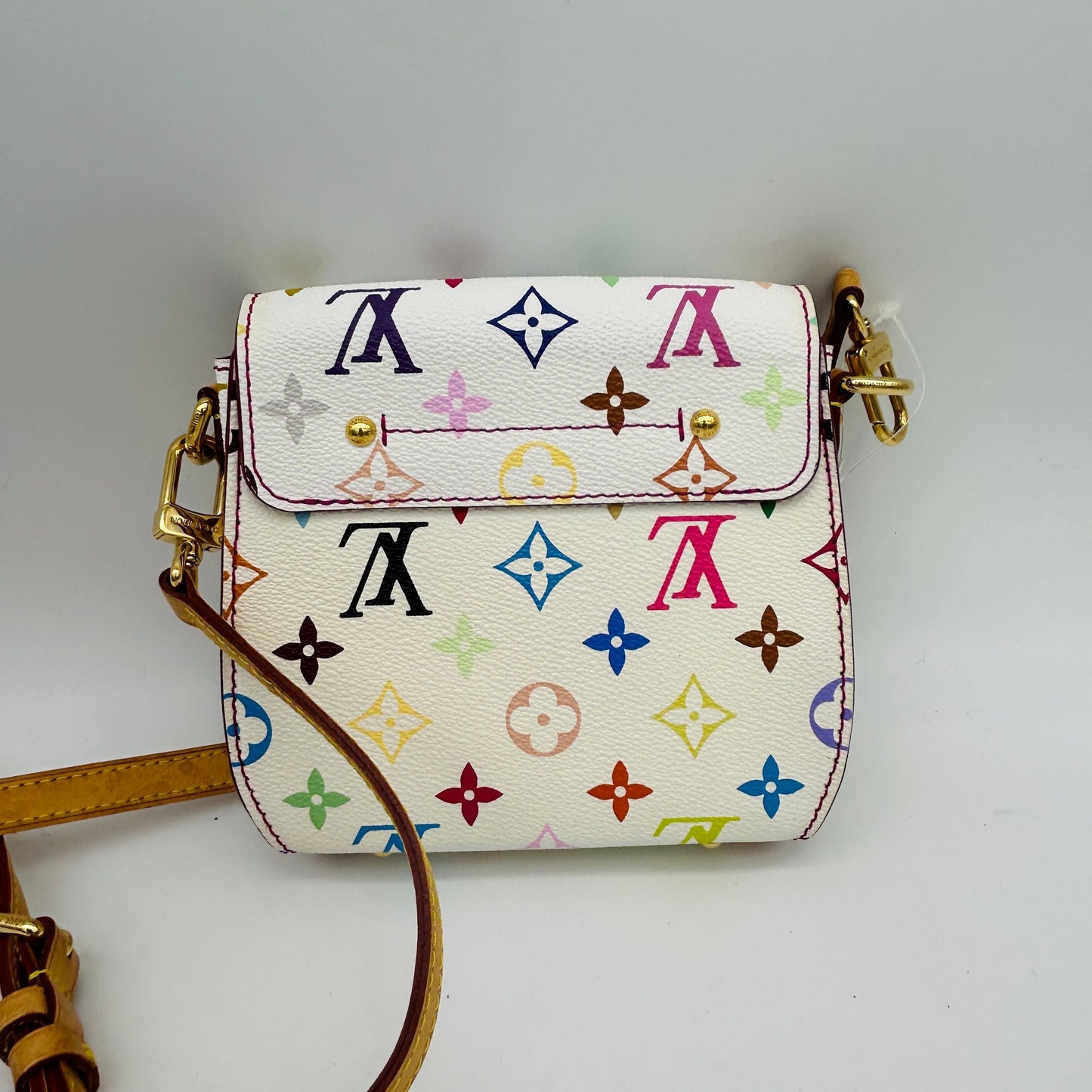 Louis Vuitton Takashi Murakami White Monogram Multicolor Coated Canvas Bag GP22269474