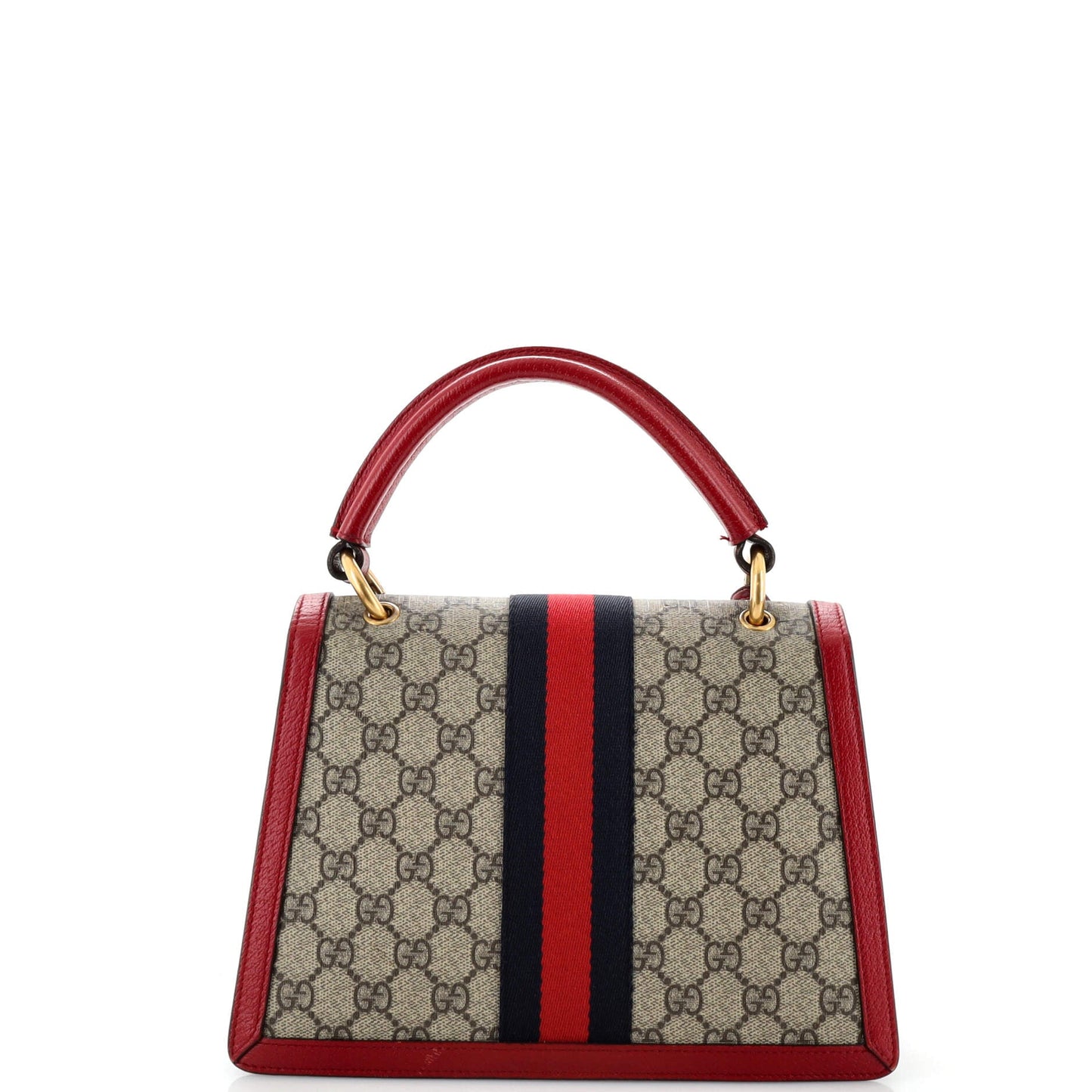 Queen Margaret Top Handle Bag GG Coated Canvas Small