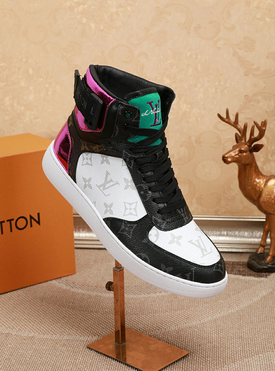 GLM - LUV Rivoli High Blue Pink Sneaker
