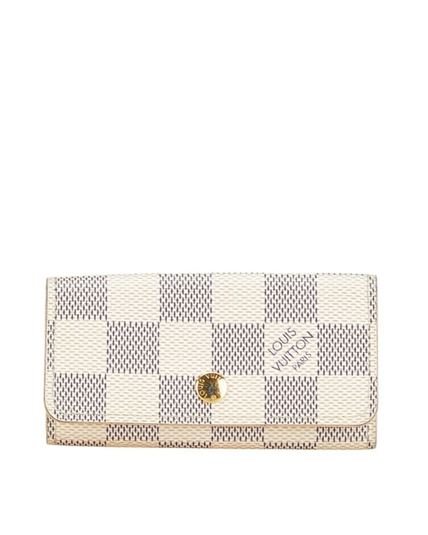 M64063 Key Holder Damier Azur Canvas