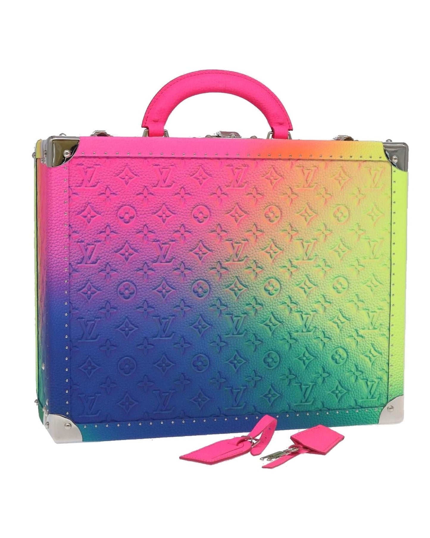 Horizon 50 Suitcase Rainbow Monogram