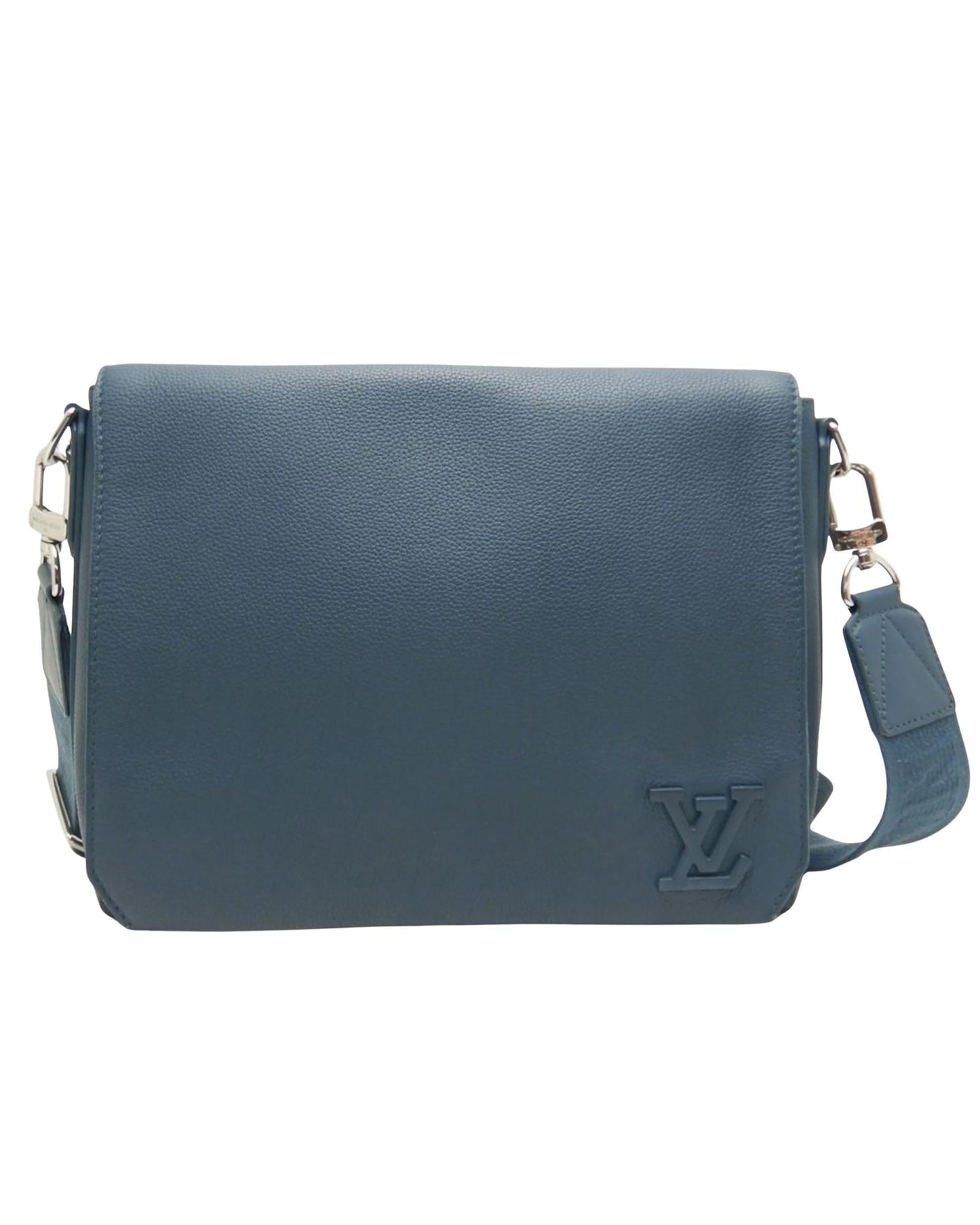Elegant Leather Shoulder Bag with Dust Bag and Strap