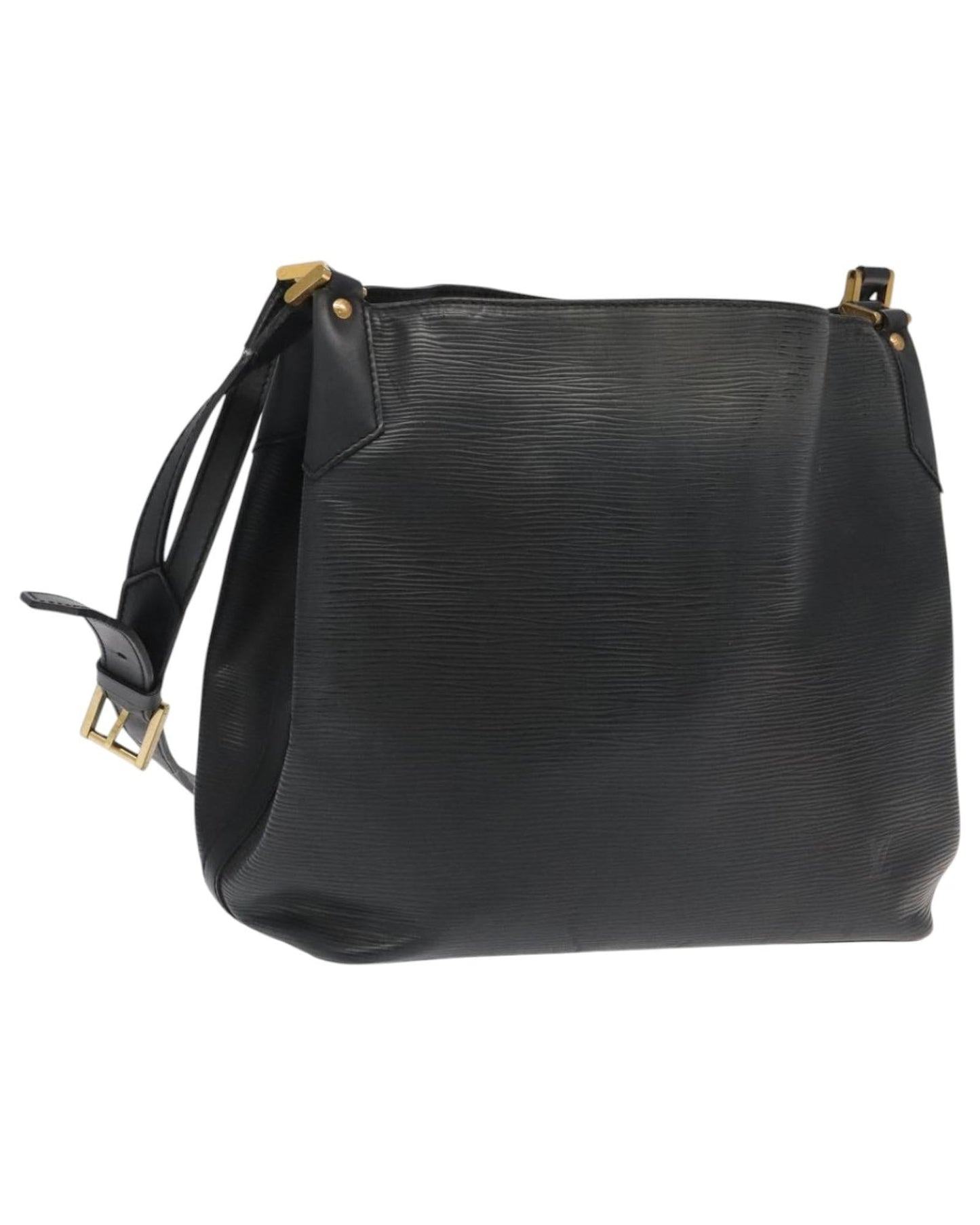 Willow PM Shoulder Bag Black Epi Leather
