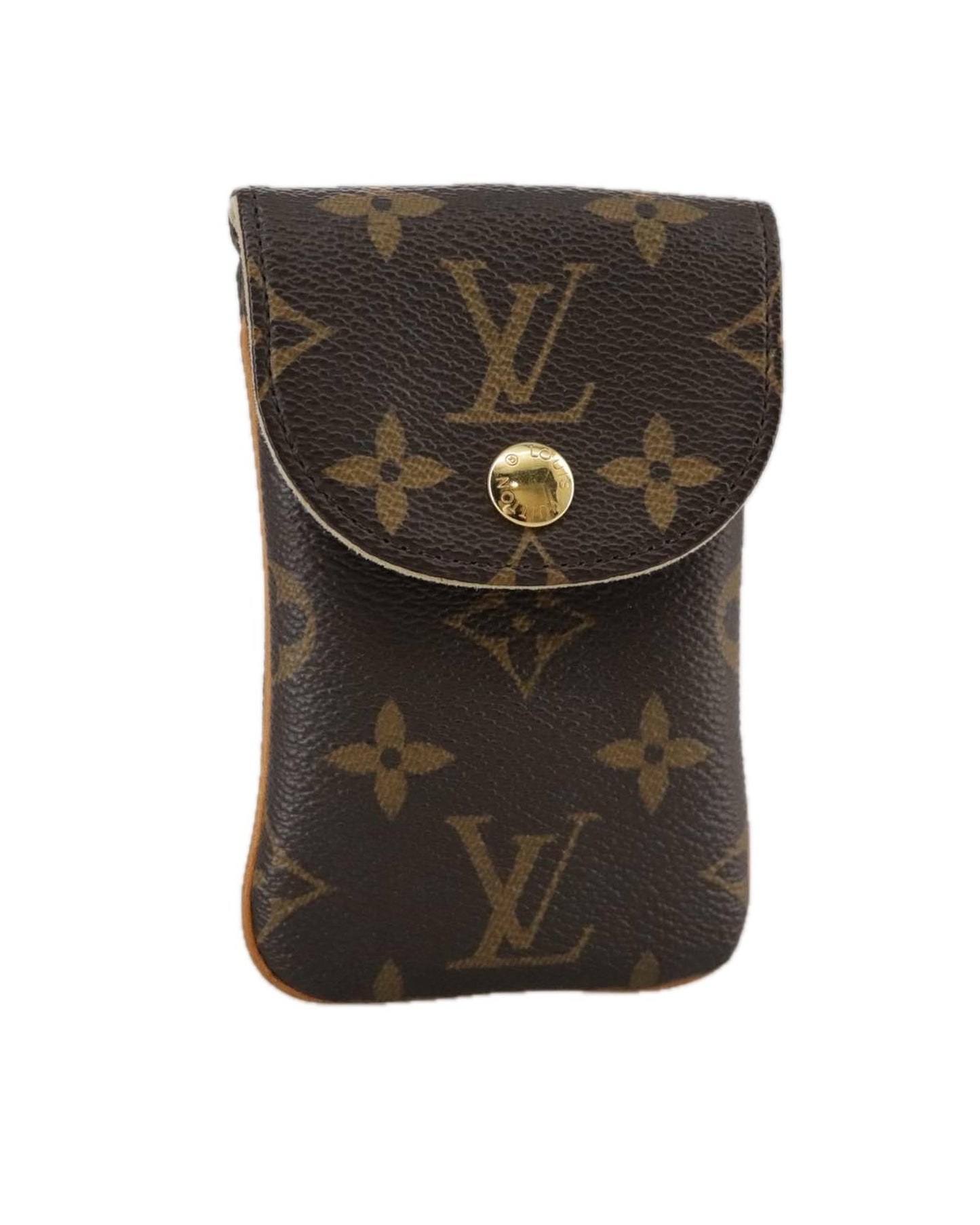 Luxury Canvas Phone Case with Metal Accents