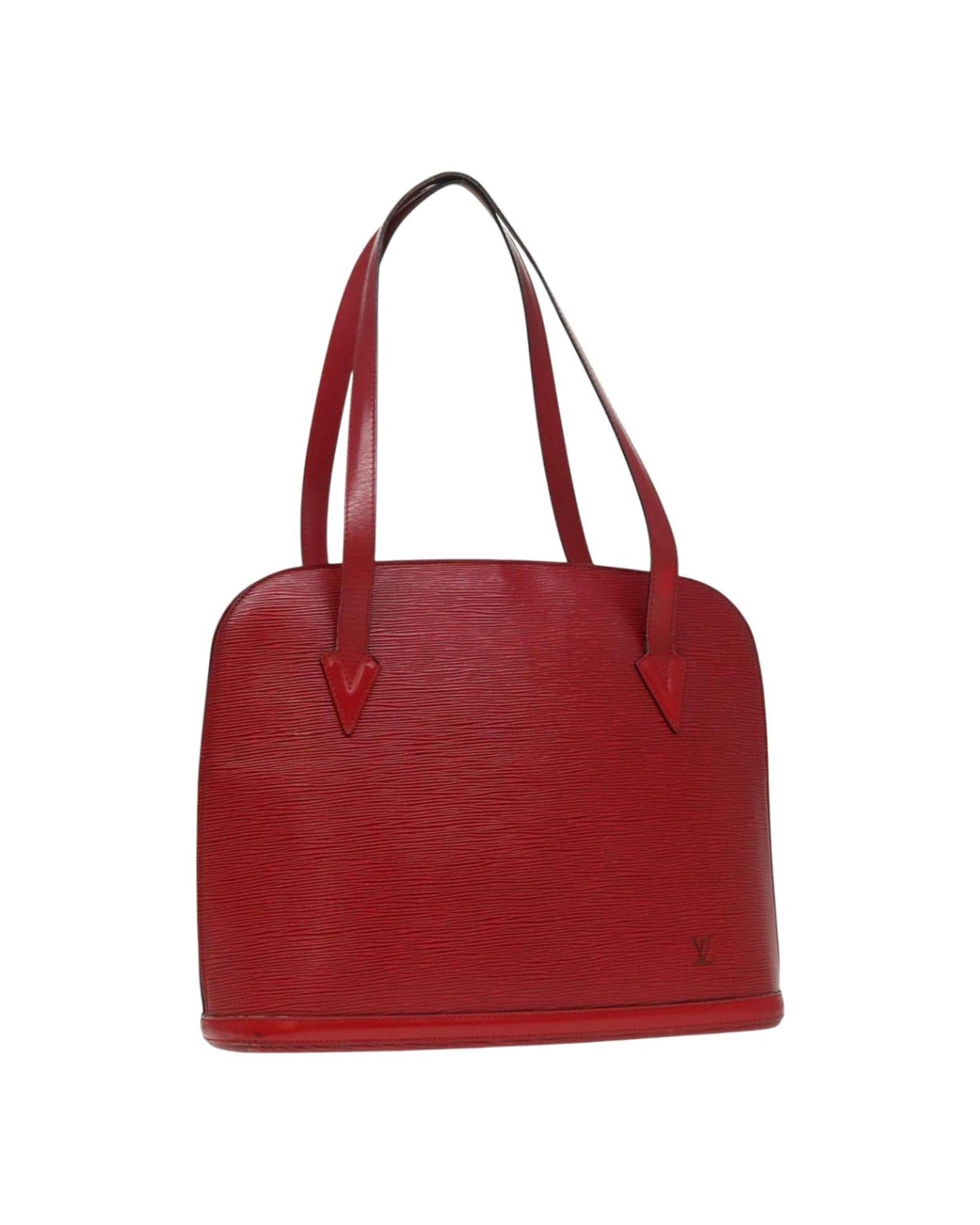 Epi Alma Red Leather Handbag