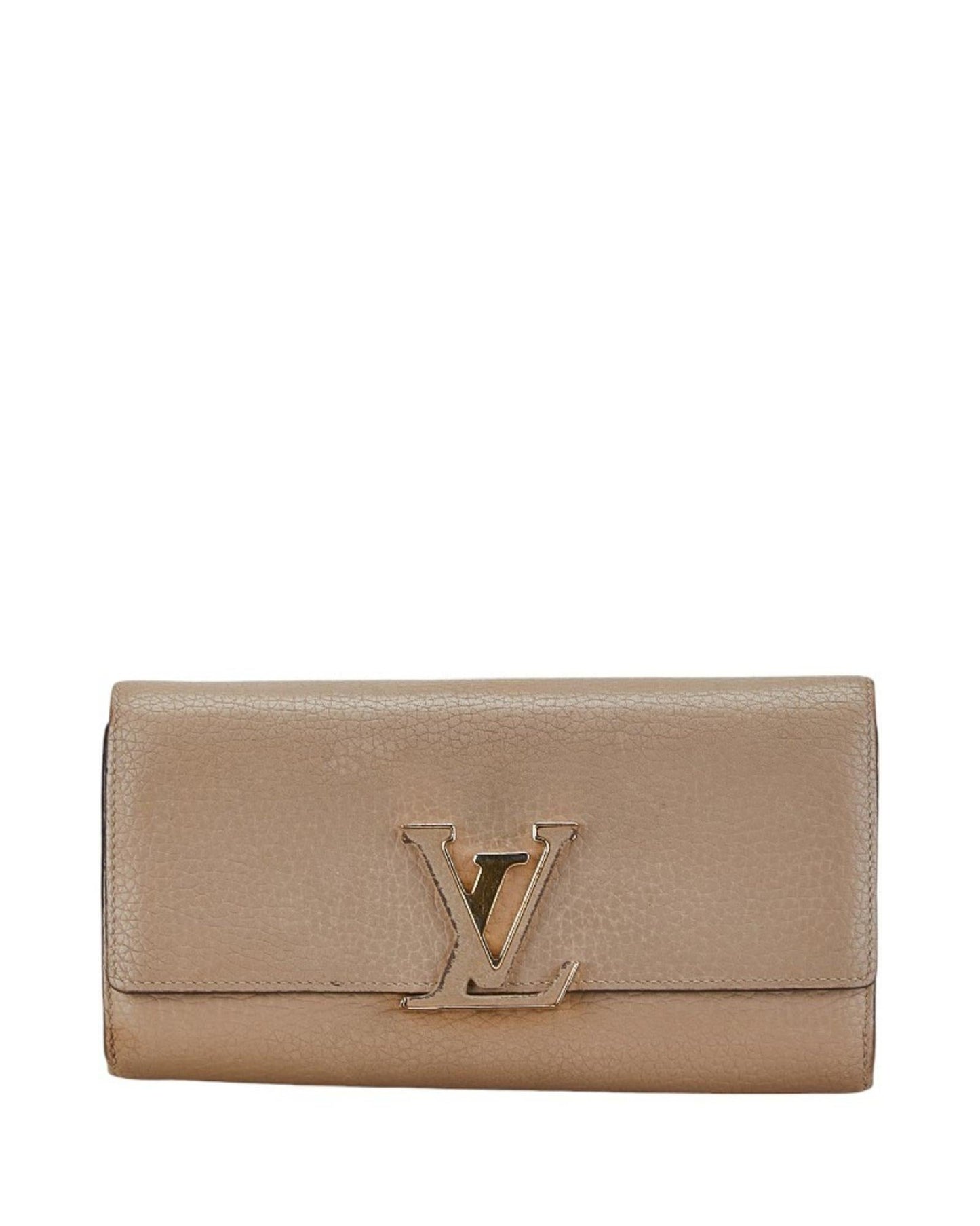Zippy Wallet Empreinte Leather Beige