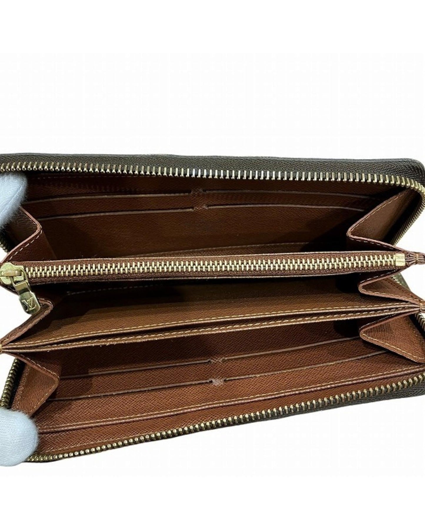Canvas Zippy Wallet with Multiple Compartments and Secure Zip Closure