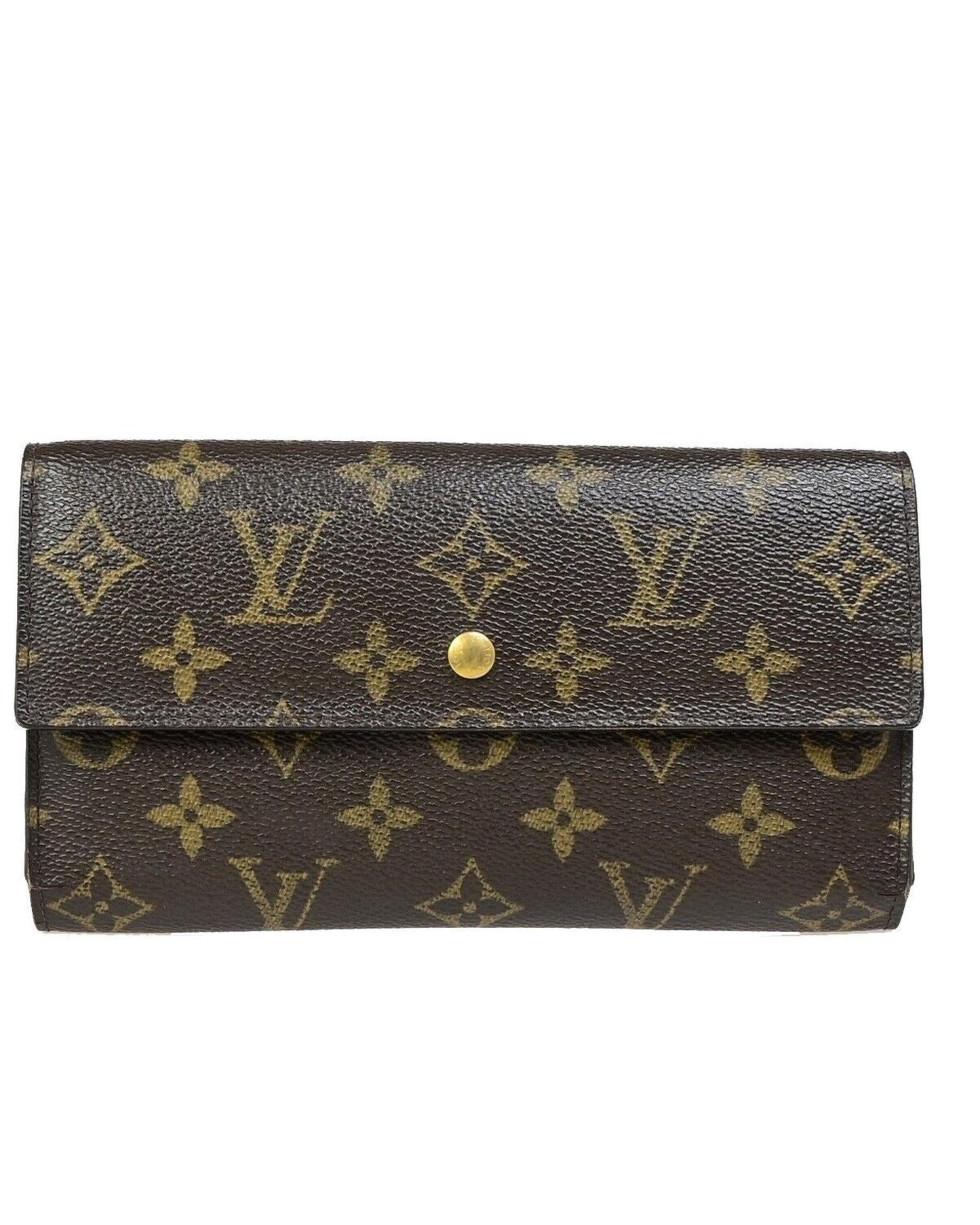 Monogram Canvas Pochette Clemence Wallet