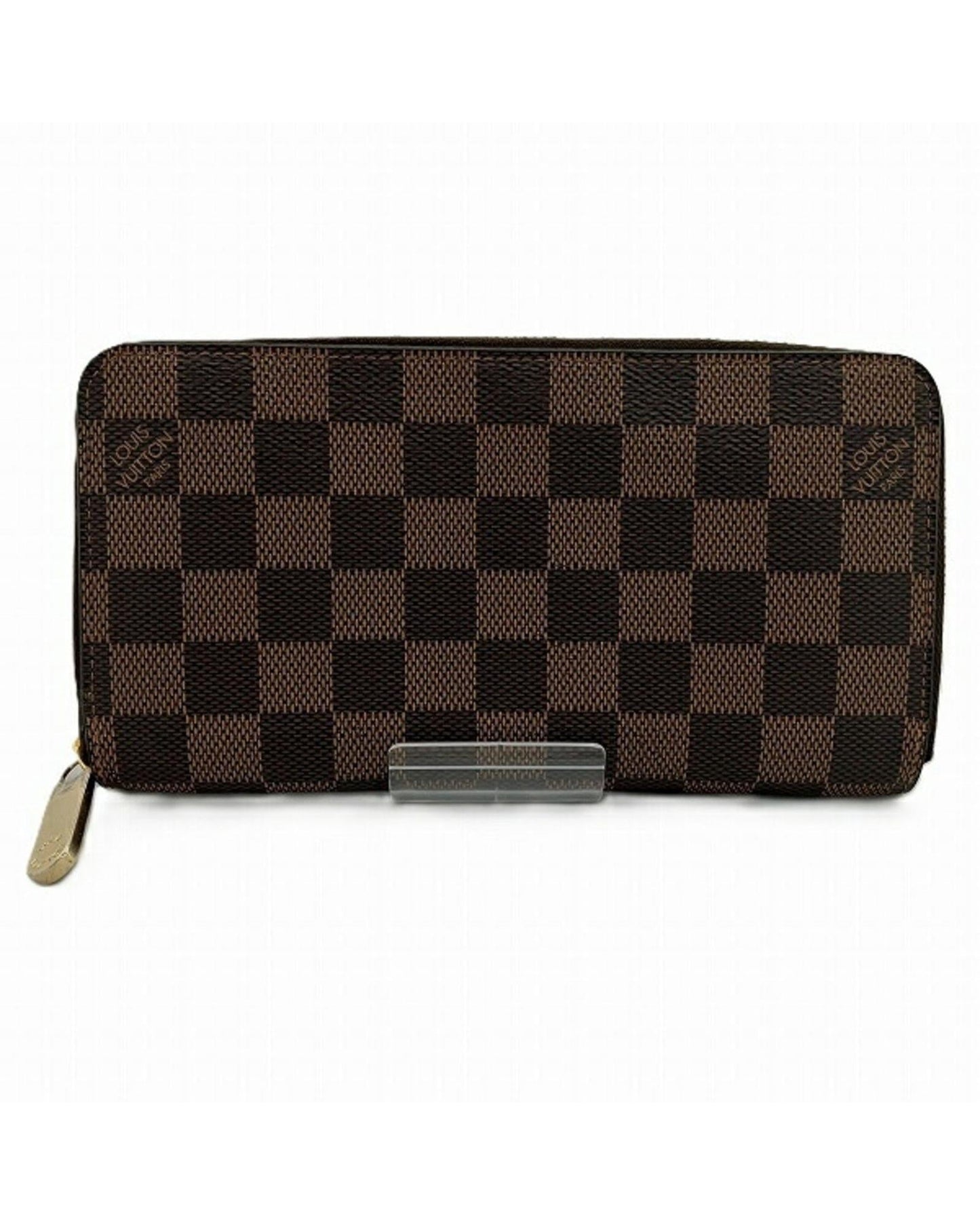 Zippy Wallet Damier Ebene Canvas
