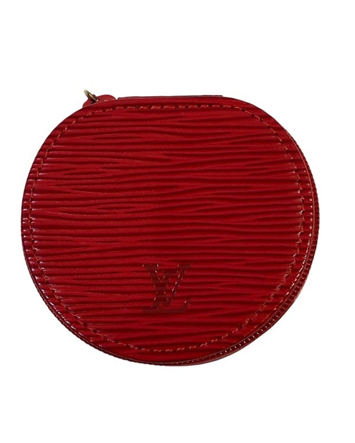 LV Pochette Accessoires Red Epi Leather Clutch
