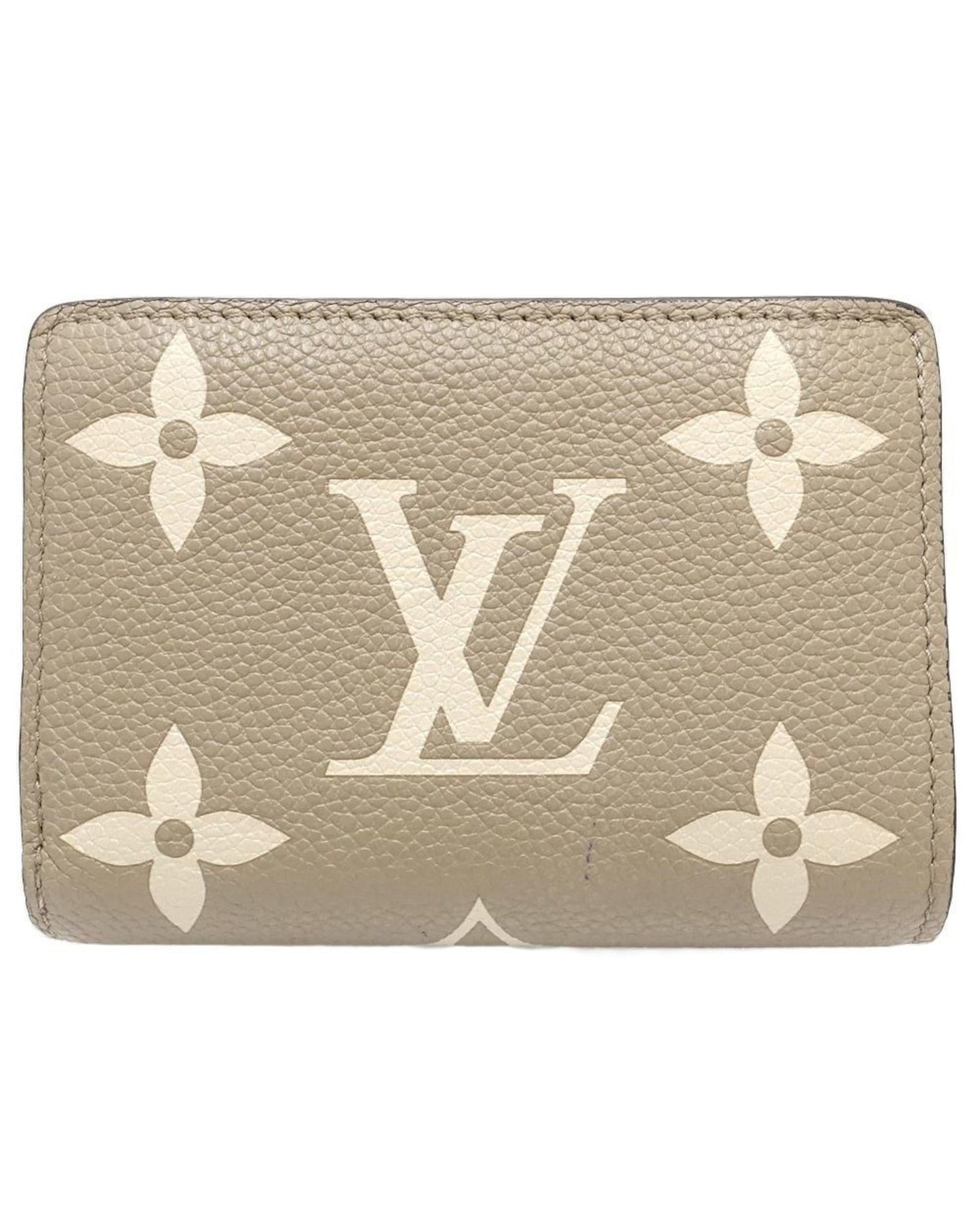 LV Pochette Compact Wallet Beige